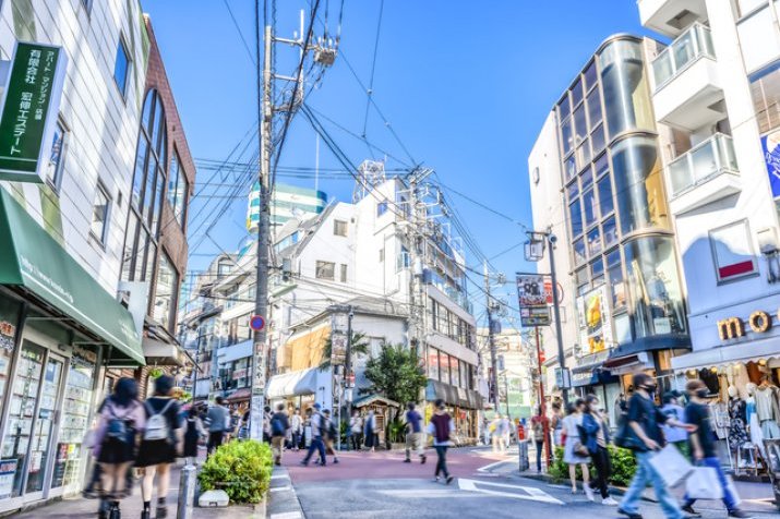 下北沢の街並み